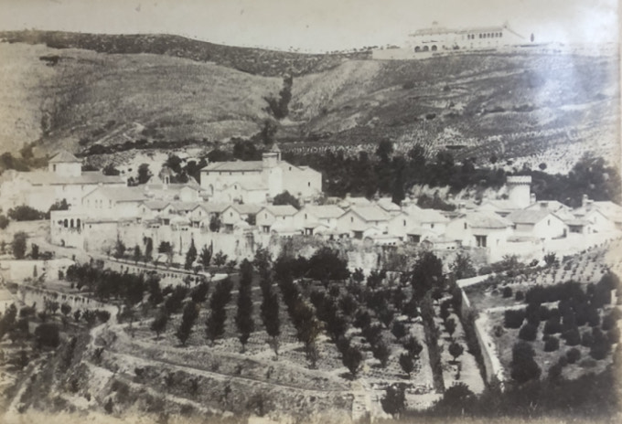 La vinya a Tiana, imatge històrica