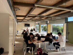 Aula d'estudi a l'Espai Dioptria
