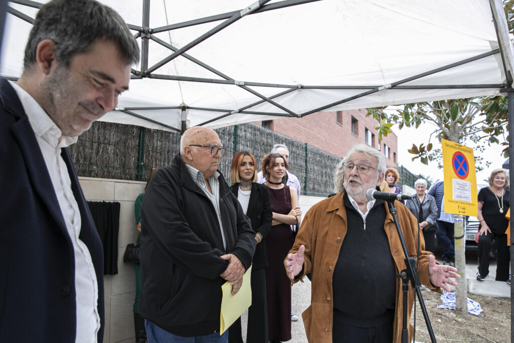 Inauguració del carrer Àlvar Suñol. Foto Oriol Casanovas.