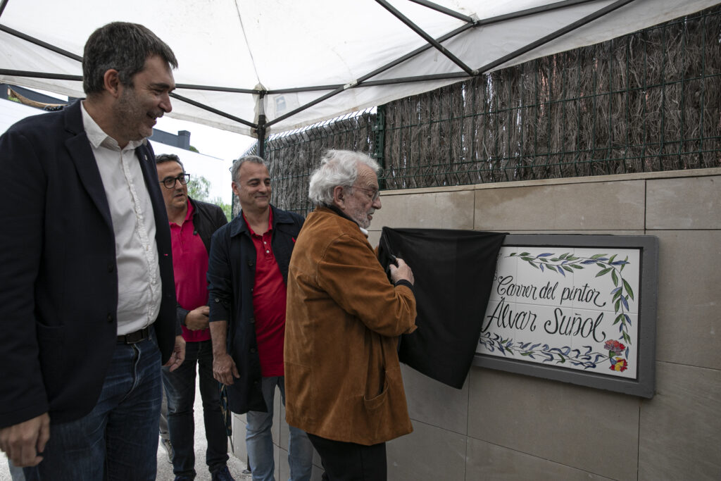 Inauguració del carrer Àlvar Suñol. Foto Oriol Casanovas.