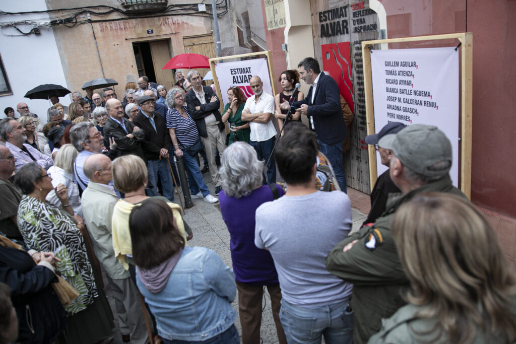 Inauguració de l'exposició Estimat Alvar. Foto Oriol Casanovas.