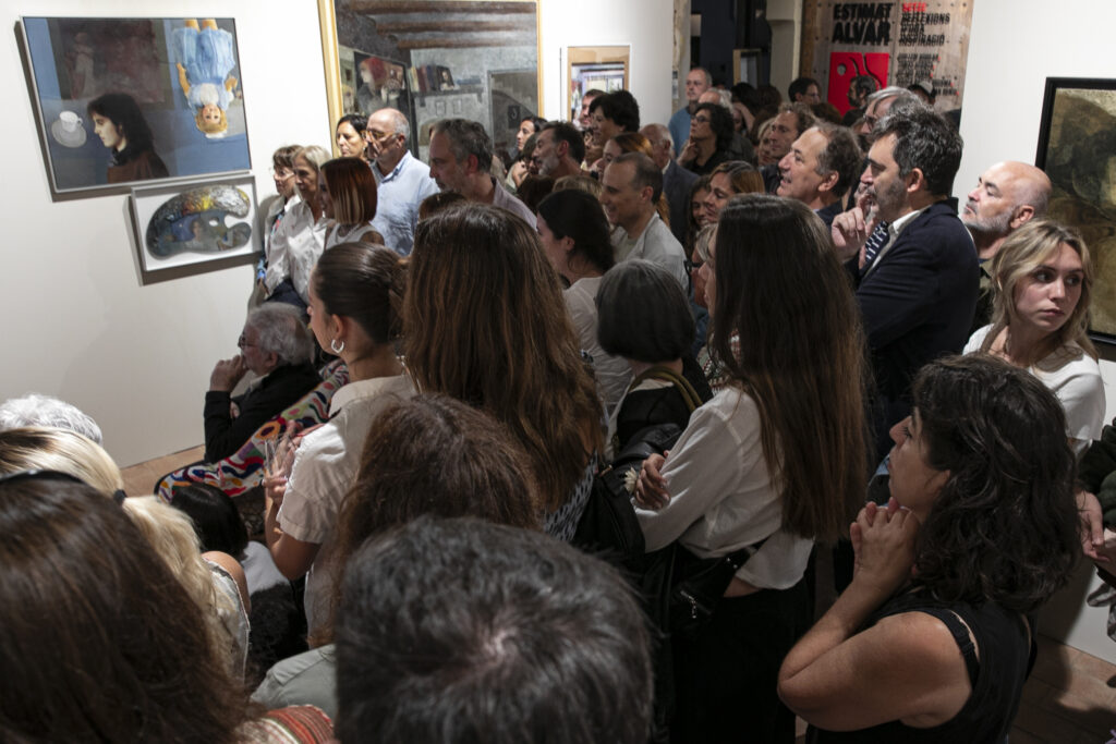 Inauguració de l'exposició Estimat Alvar. Foto Oriol Casanovas.