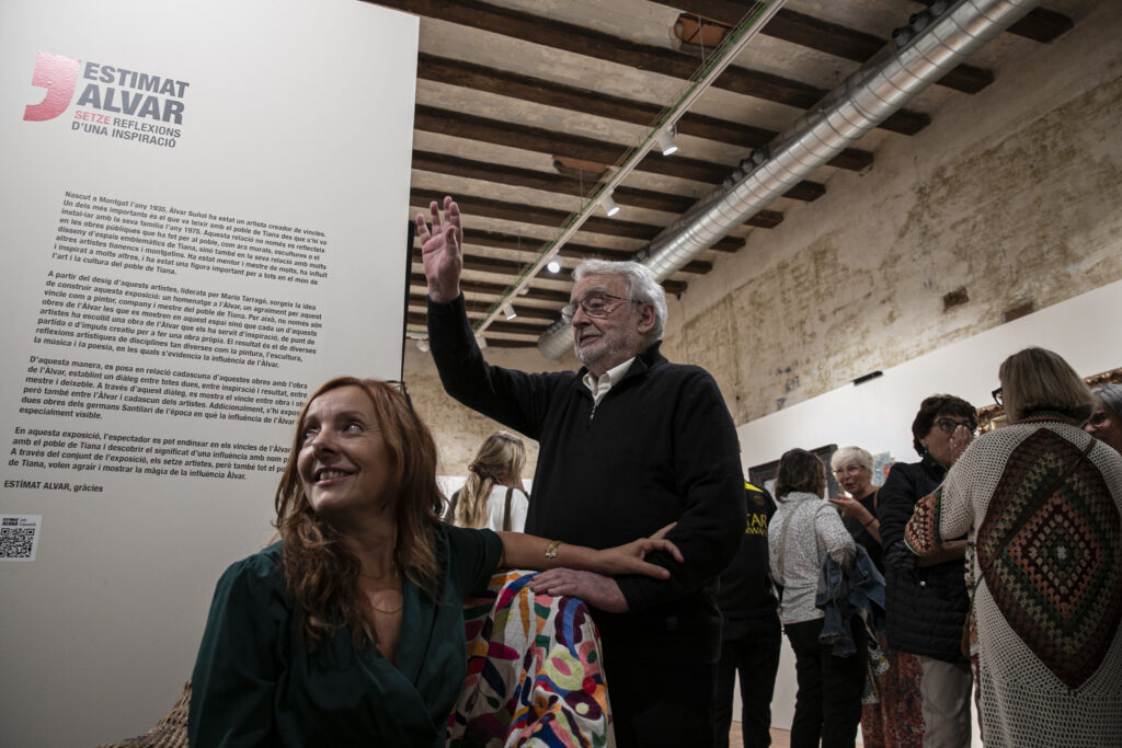 Inauguració de l'exposició Estimat Alvar. Foto Oriol Casanovas.