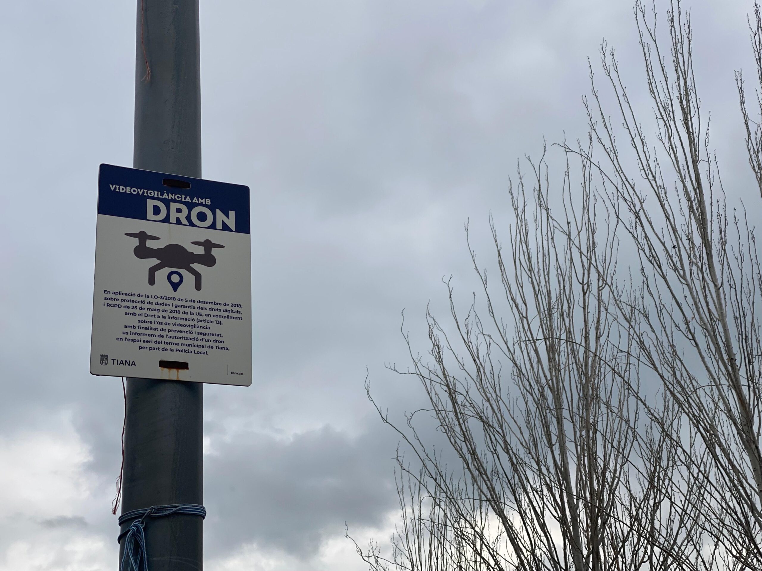 El reforç de la vigilància a Tiana amb dron ha estat un dels grans reclams de l’AVV de les Costes.